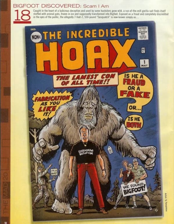 Hoax: Rick Dyer "Freezer Bigfoot"
