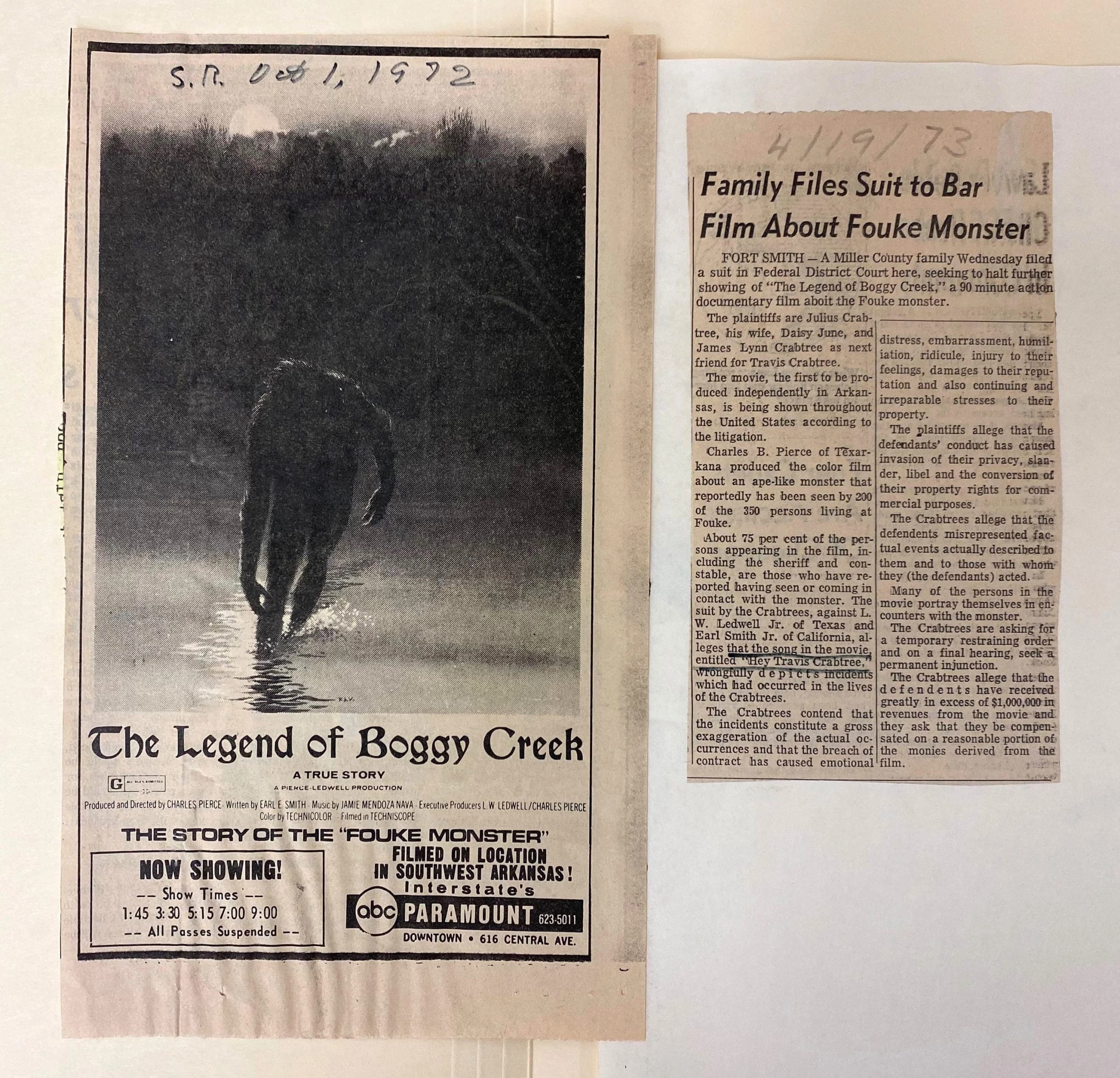 Fouke Monster Encounters