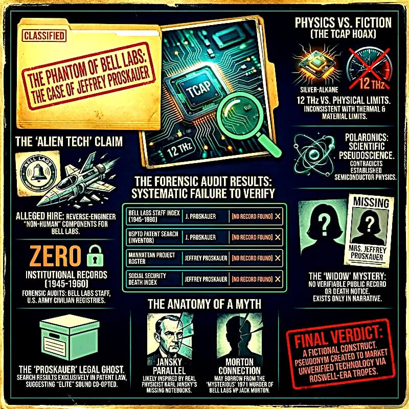 Forensic Investigation And Personnel Verification Of Jeffrey Proskauer - An Analysis Of Bell Laboratories And U.S. Army Records (1945-1960) image