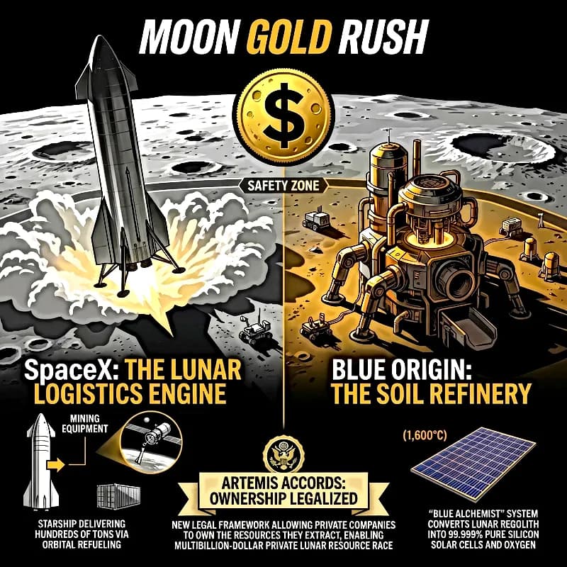 Jurisprudential And Infrastructural Determinants Of Corporate Lunar Extraction - A Strategic Assessment Of SpaceX And Blue Origin In The Context Of The 1967 Outer Space Treaty image