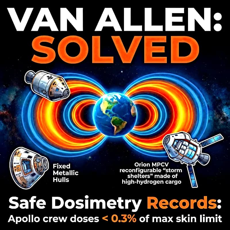 Radiological And Systems Engineering Assessment Of Manned Transits Through The Geomagnetically Trapped Radiation Environment - A Comparative Analysis Of Apollo And Orion Architectures image